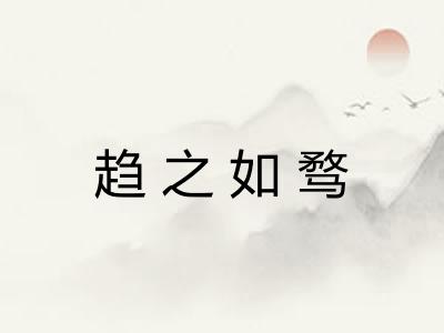 趋之如骛