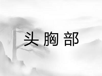 头胸部