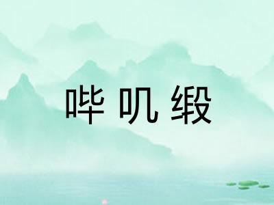 哔叽缎