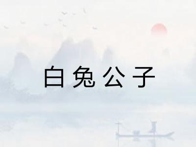 白兔公子