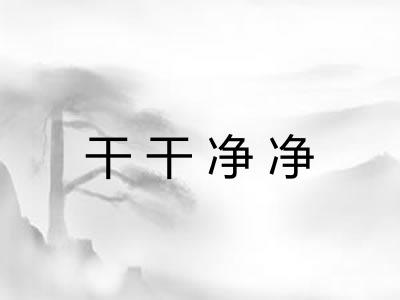 干干净净