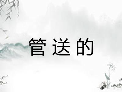管送的