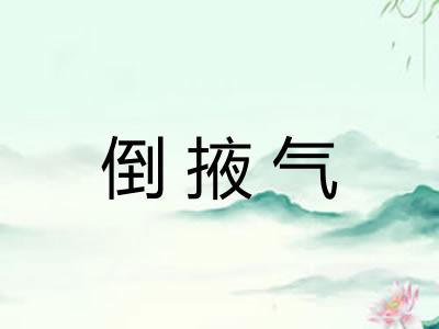 倒掖气