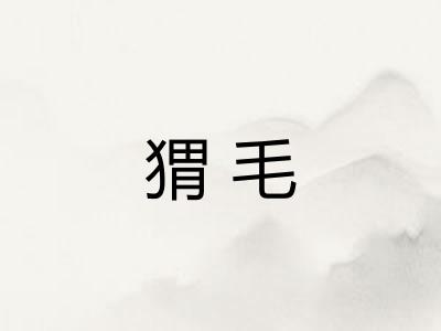 猬毛