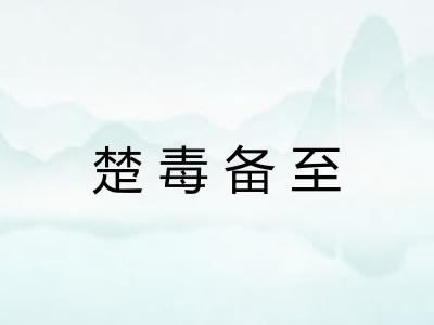 楚毒备至