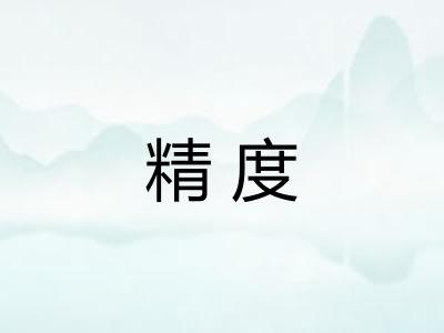 精度