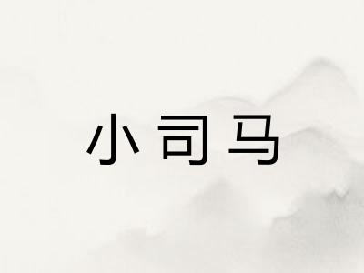 小司马
