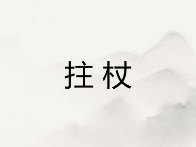 拄杖