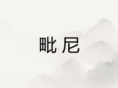 毗尼
