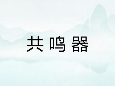 共鸣器