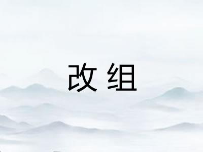 改组