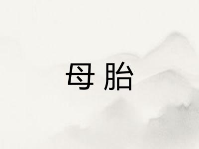 母胎