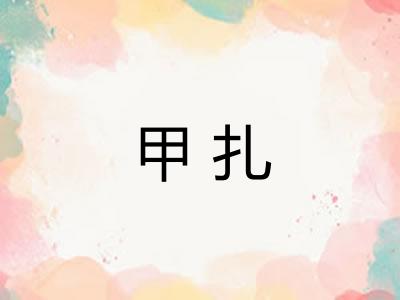 甲扎