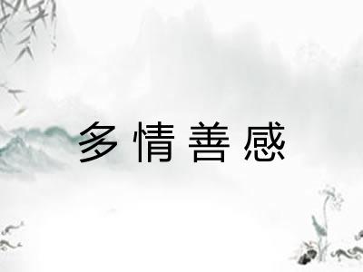 多情善感