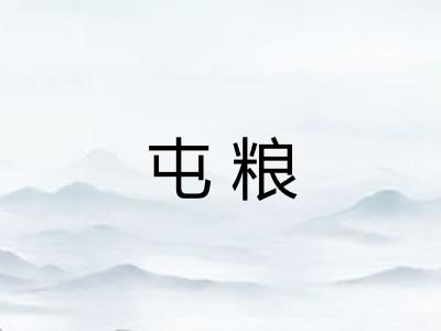 屯粮