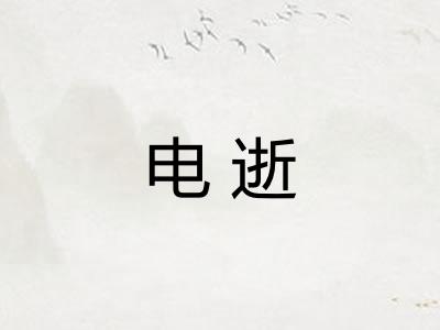 电逝
