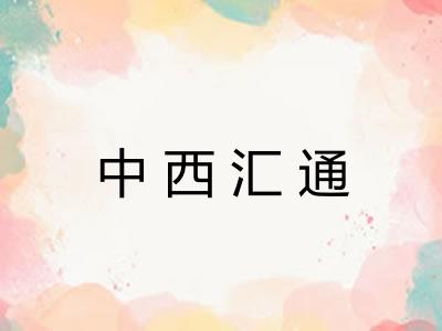 中西汇通