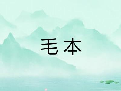 毛本