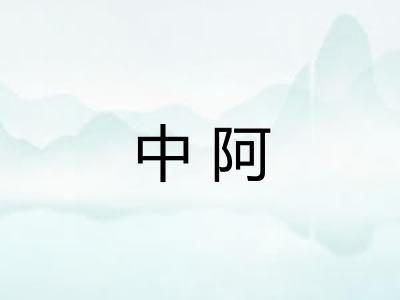 中阿
