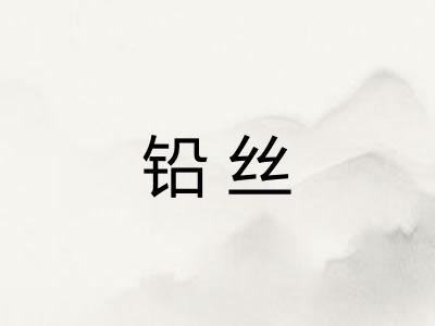 铅丝