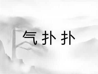 气扑扑