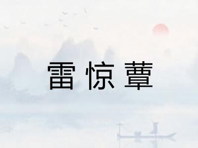 雷惊蕈