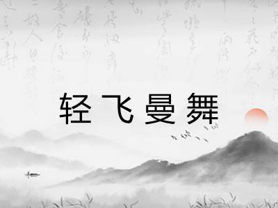 轻飞曼舞
