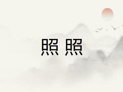 照照