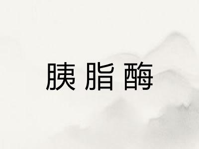 胰脂酶