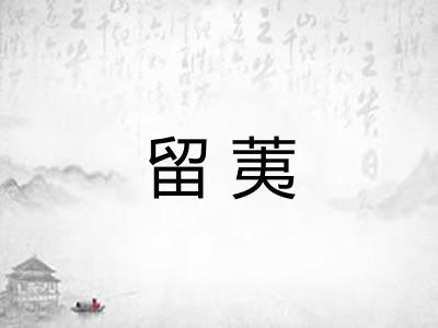 留荑