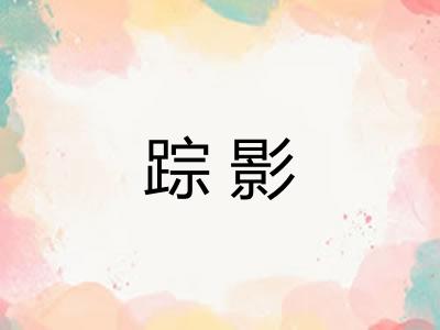 踪影