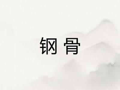 钢骨