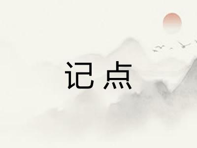 记点