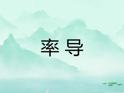 率导