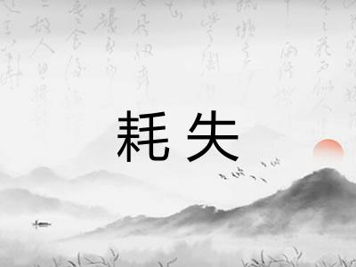 耗失