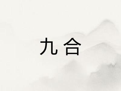 九合
