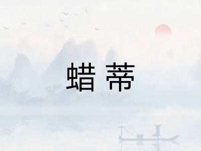 蜡蒂
