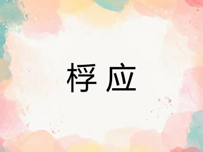 桴应