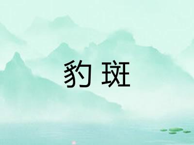 豹斑