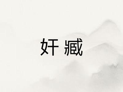 奸臧