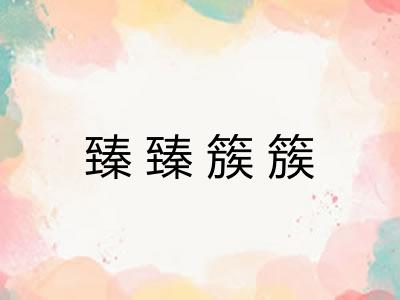 臻臻簇簇