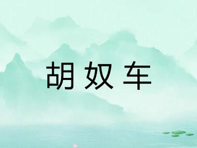 胡奴车
