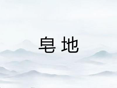 皂地