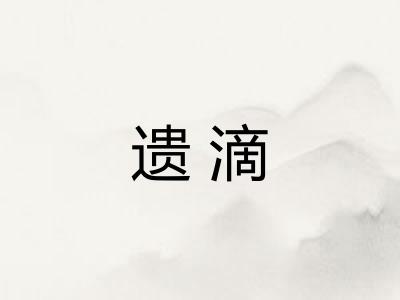 遗滴