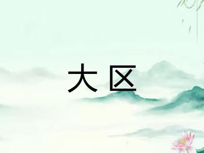 大区