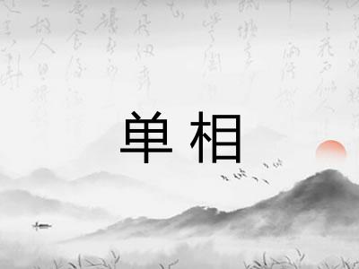单相