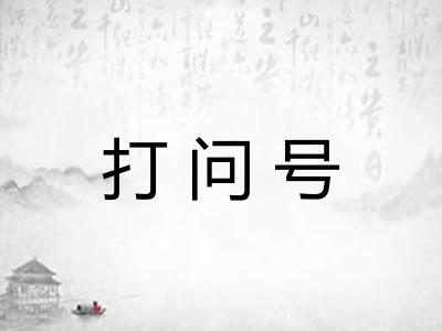 打问号