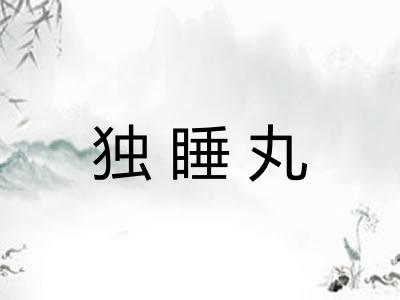 独睡丸