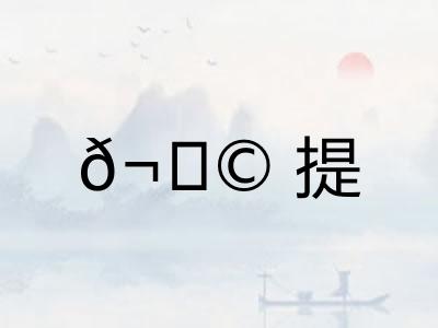 𬂩提