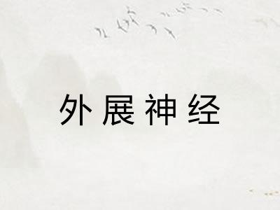 外展神经